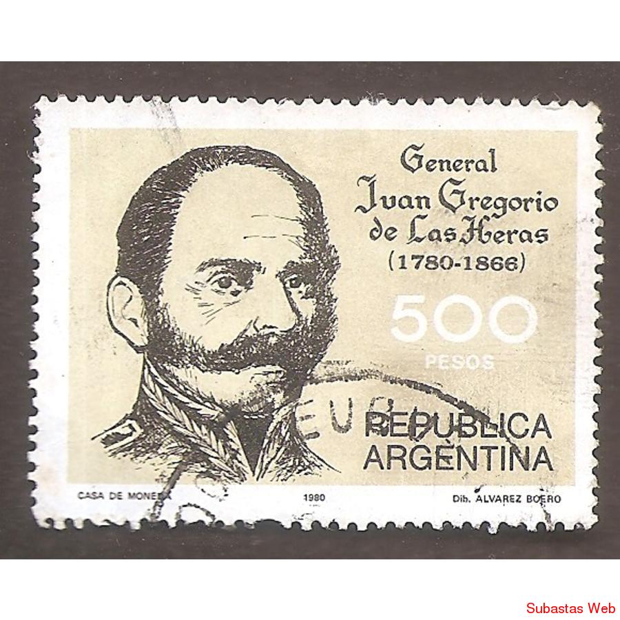 ARGENTINA 1980(MT1240) BICENTENARIO DE PROCERES USADA