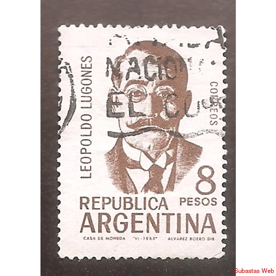 ARGENTINA 1965(MT711)  ESCRITORES ARGENTINOS  USADA