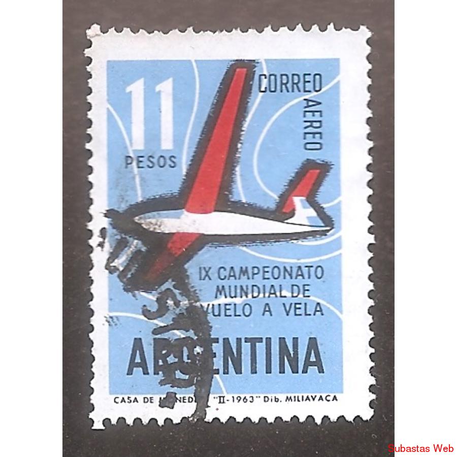 ARGENTINA  1963(MT A90) CAMPEONATO DE VUELO A VELA  USADA