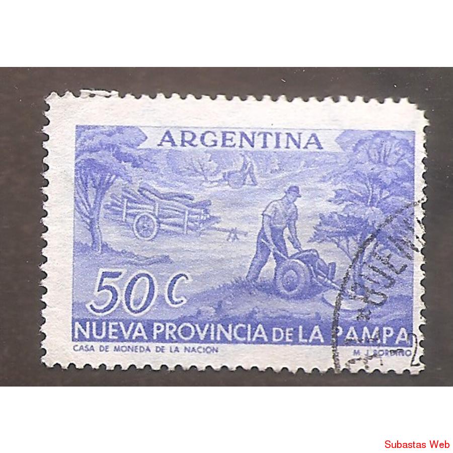 ARGENTINA 1956(MT564) PROVINCIALOZACIONES DE TERRITORIOS USA