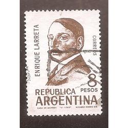 ARGENTINA 1965(MT710)  ESCRITORES ARGENTINOS USADA