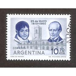ARGENTINA 1960(MT622) REVOLUCION DE MAYO   USADA