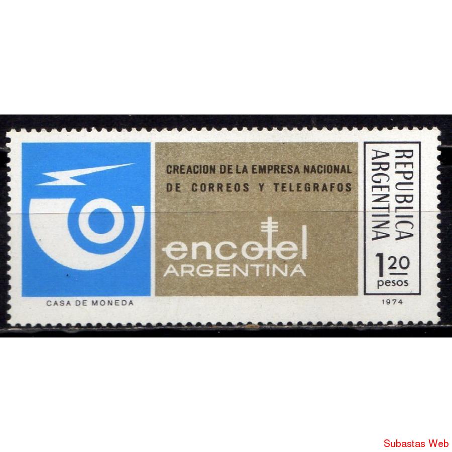 NUMISMZA ; ARGENTINA 1974 MT 980 MINT ( A 53 ) OFERTA