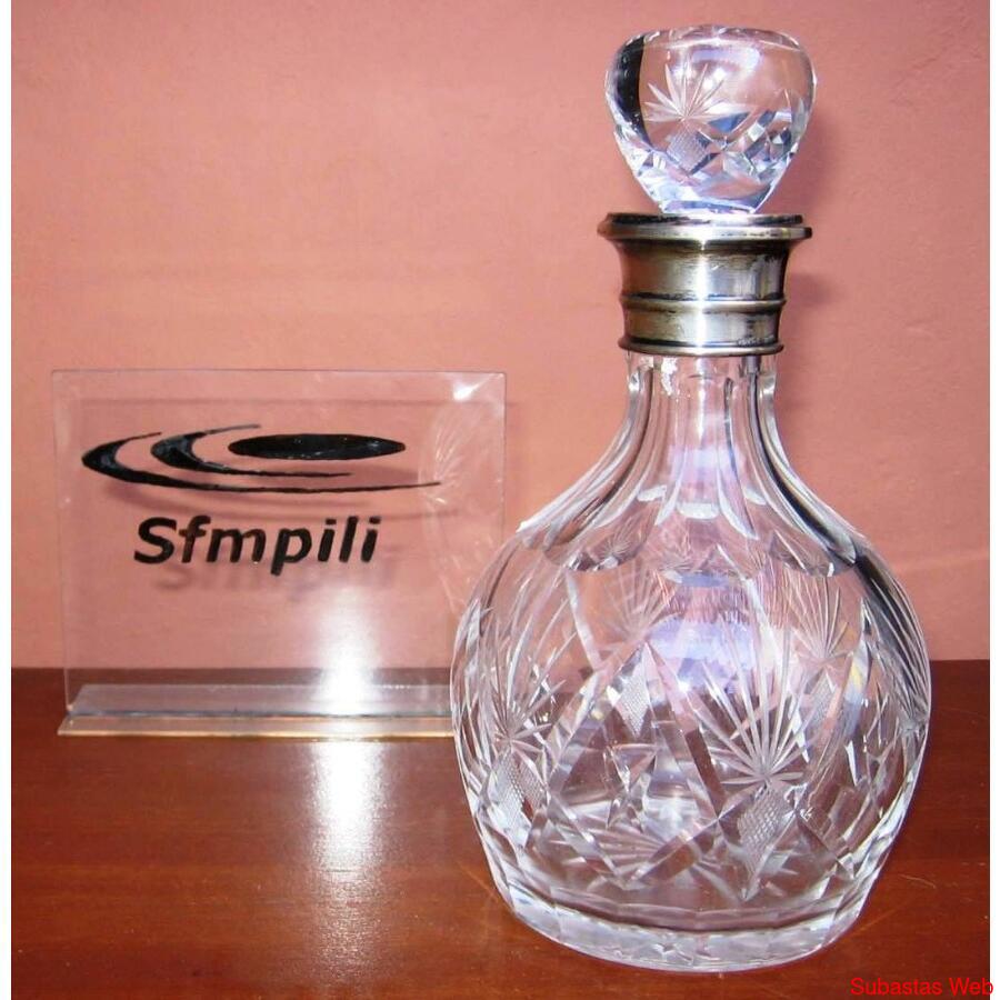 Antiguo Perfumero De Cristal Tallado pilarsur