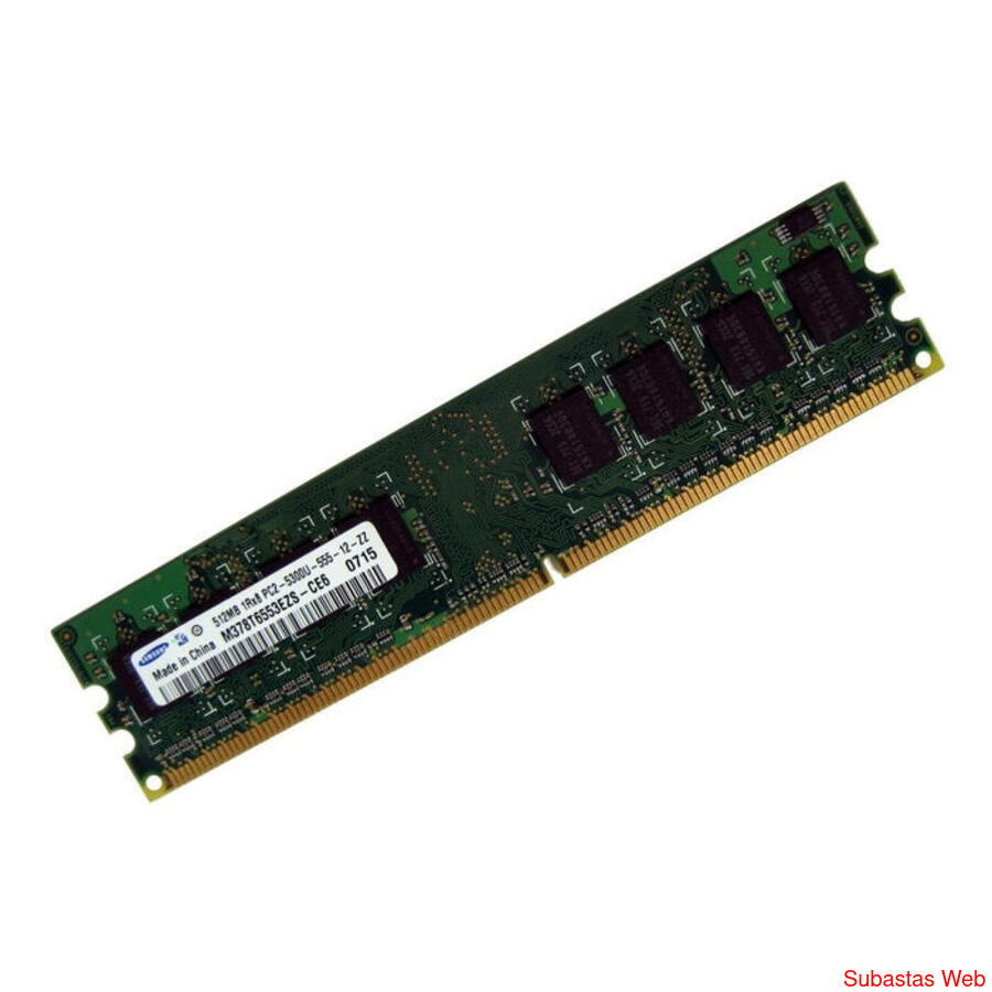 Memoria DDR2 512mb 5300u 667mhz