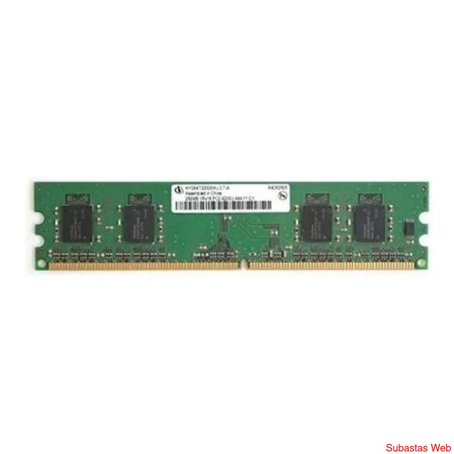 Memoria DDR2 256mb 3200u 400mhz