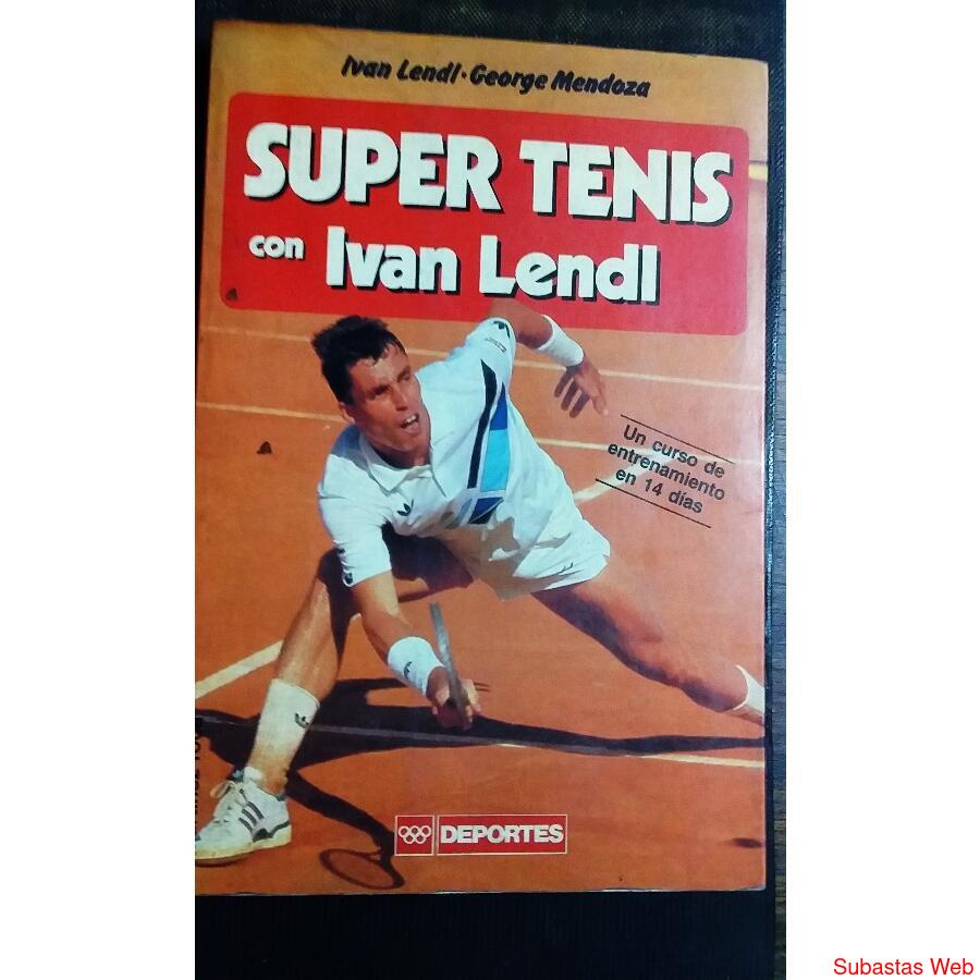 Libro SUPER TENIS con Ivan Lendl pilarsur