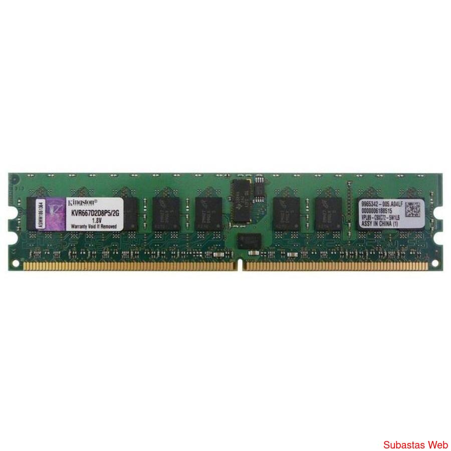 Memoria DDR2 ECC 2gb 5300R 667mhz No Aptas Para PC