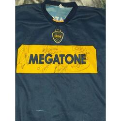 Camiseta de Boca Juniors firmada por jugadores
