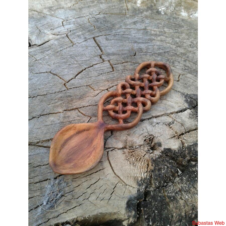 Spoon-amulet made of Apple wood