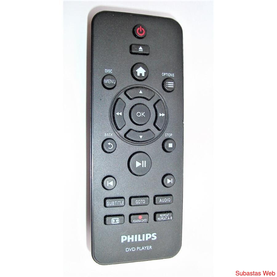 Control Remoto Philips Dvd Player Dvp3880-2850-3870k Origina