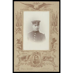 ALEMANIA REICH 1914 Foto cabinet Oficial Infantería aleman