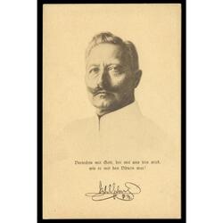 ALEMANIA REICH 1914. KAISER GUILLERMO II con firma estampada
