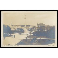 BUENOS AIRES 1880. Antigua vista parcial de la Plaza Lavalle