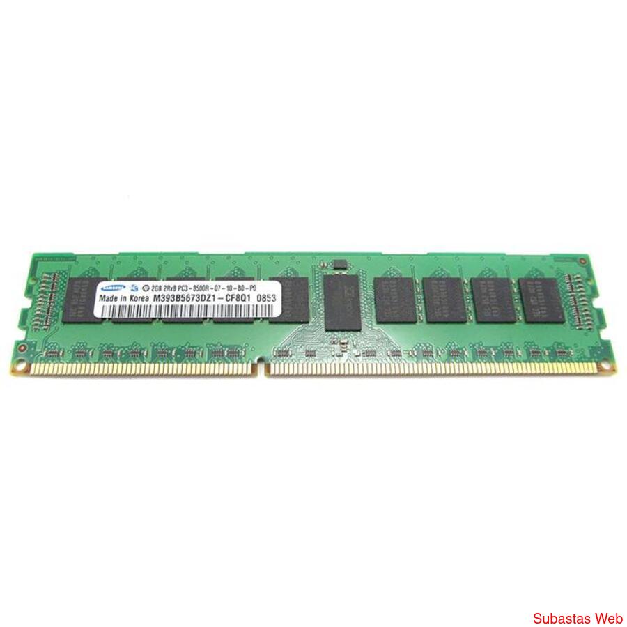 Memoria DDR3 2GB 8500R ECC No Aptas Para Computadoras/PC