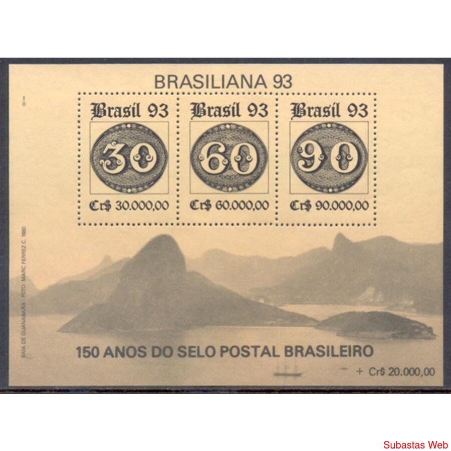 BRASIL. Sc 2411/13 HOJITA BLOCK CONMEMORATIVA VC: U$ 20.00