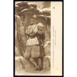 FRANCIA 1914. Infante Frances de Guardia en la trinchera