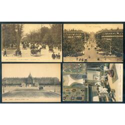 FRANCIA 1913/24 Paris, Calais, Bordeaux. 6 POSTALES LOTE #1