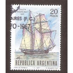 ARGENTINA 1967 (MT793) DIA DE LA ARMADA  USADA