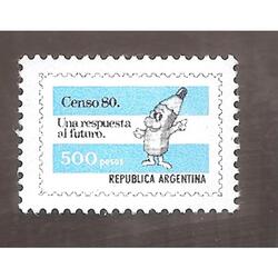 ARGENTINA 1980 (MT1257) CENSO NACIONAL  USADA