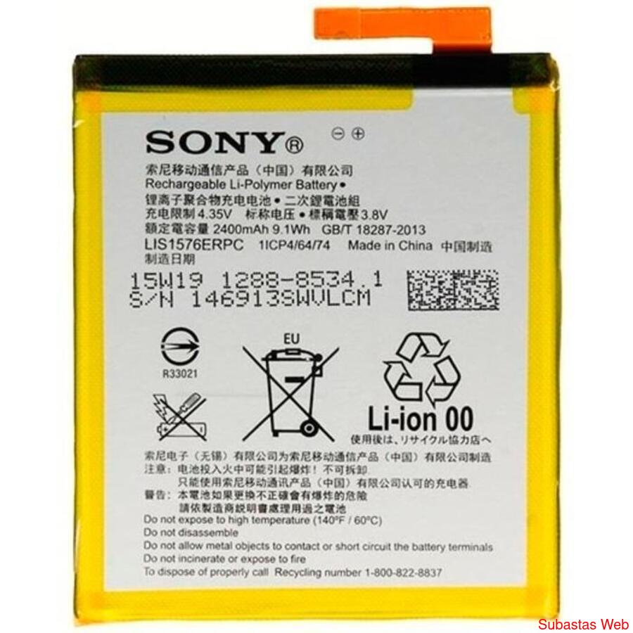 Bateria Sony Xperia M4 Aqua LIS157ERCP 3.8V