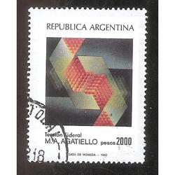 ARGENTINA 1982(1367) PINTURAS ESPAMER 81  USADA