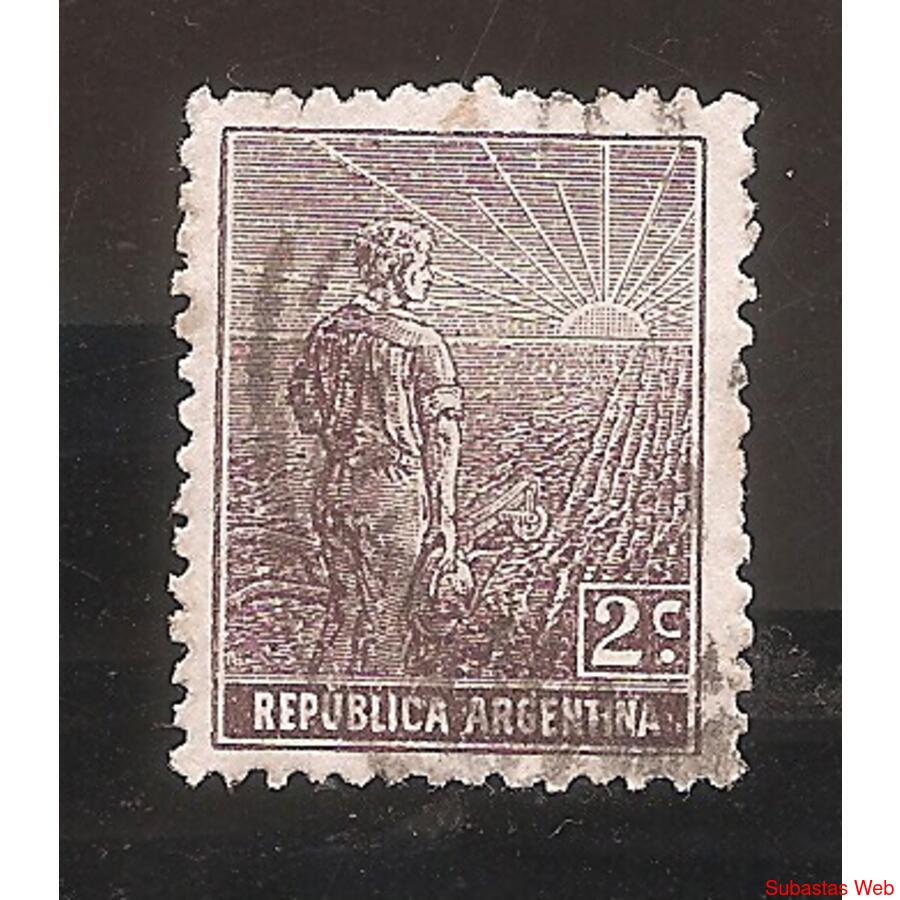 ARGENTINA 1912(179) LABRADOR  FILI HV  ALEMAN  USADA
