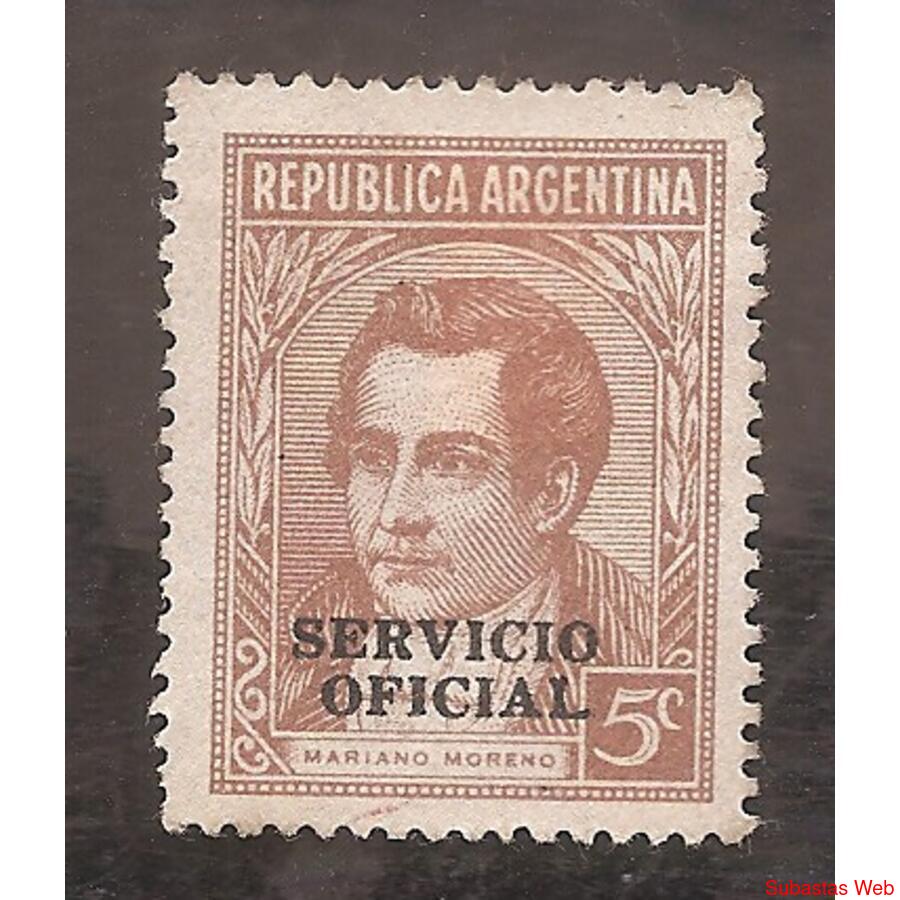 ARGENTINA 1935(368-340) MORENO OFFSET  FILI RA-RO  SO  NSG