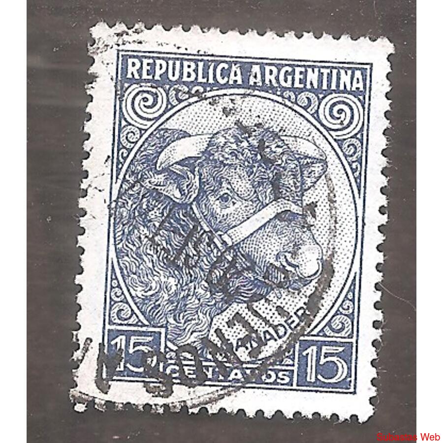 ARGENTINA 1935(375) TORITO, FILI RA-RO  USADO