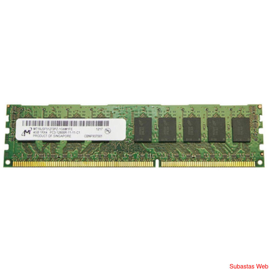 Memoria DDR3 4GB  PC3L-12800R ECC No Aptas Para PC