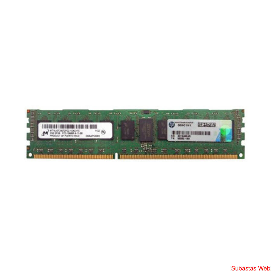 Memoria DDR3 2GB  PC3L-10600R ECC No Aptas Para PC