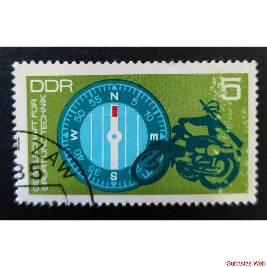 ALEMANIA DDR 1972; SCOTT 1388, USADA