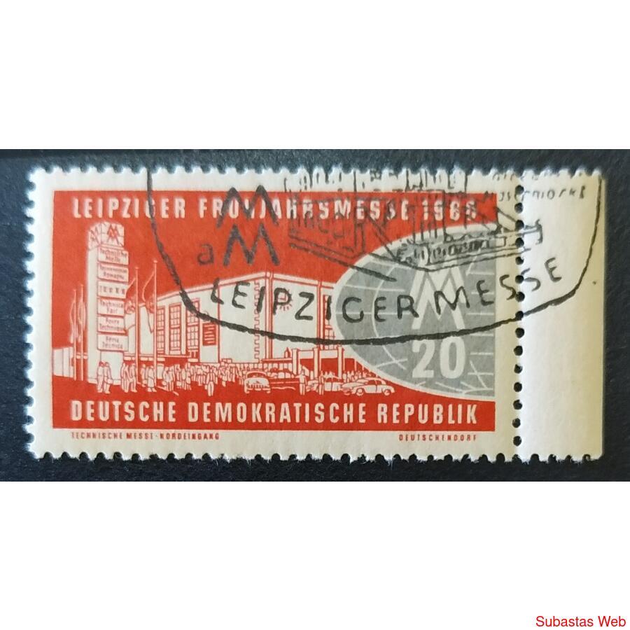 ALEMANIA DDR 1960; SCOTT 492, USADA
