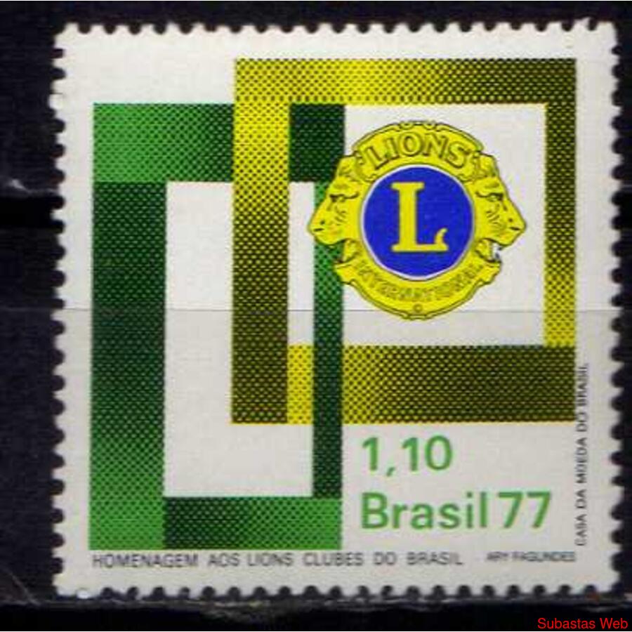 NUMISMZA ; BRASIL CLUB LEONES 1977  MINT ( A 429 ) OFERTA