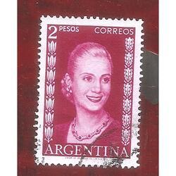 ARGENTINA 1952(527) EFIGIE DE EVE PERON  $2 SIN LEYENDA  USA