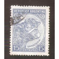 ARGENTINA 1939(397) PROC Y RIQ:  TORITO ULTRAMAR USADA