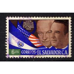 NUMISMZA ; EL SALVADOR 1959  VSS PTE ESTADOS UNIDOS ( A 884 