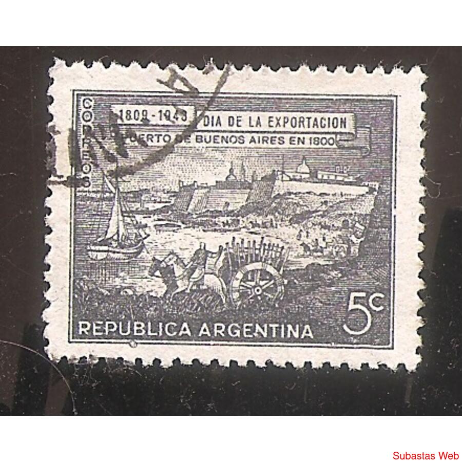 ARGENTINA 1943(MT430)  DIA DE LA EXPORTACION  USADA