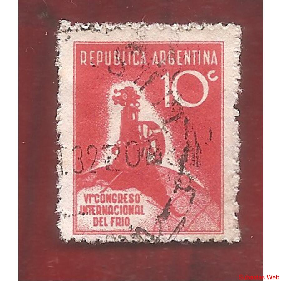 ARGENTINA 1932(352)  CONGRESO DEL FRIO USADA