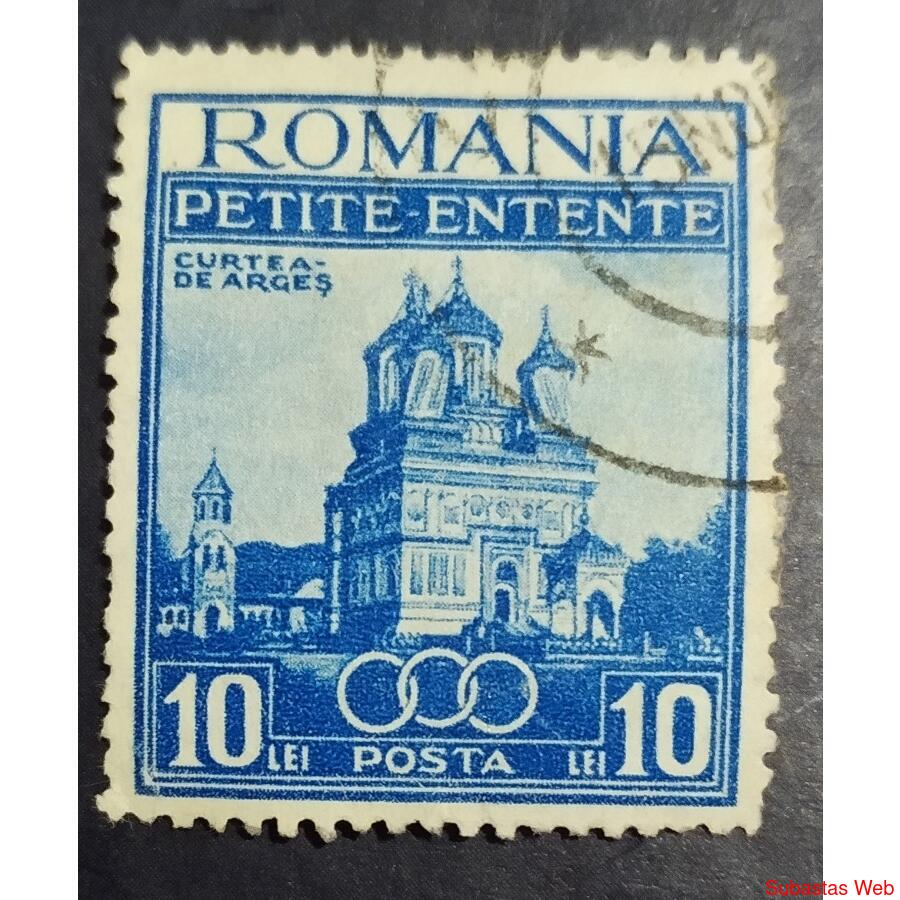 RUMANIA AÑO 1938, SCOTT 468, USADA