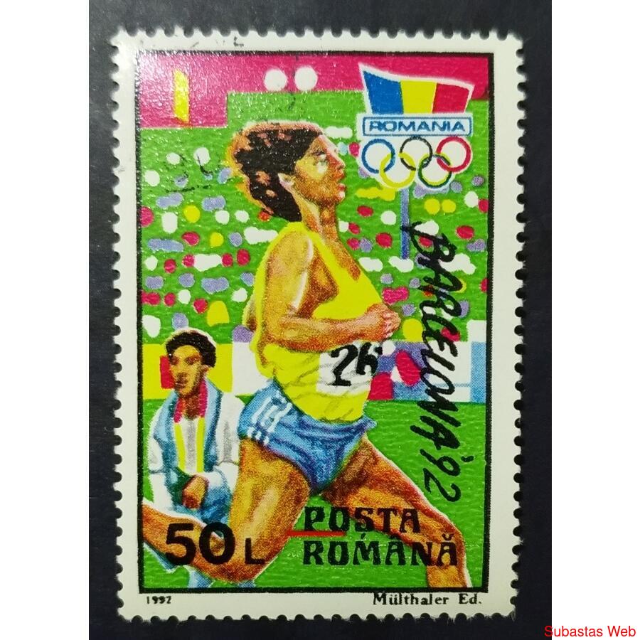 RUMANIA AÑO 1992, SCOTT 3755, USADA