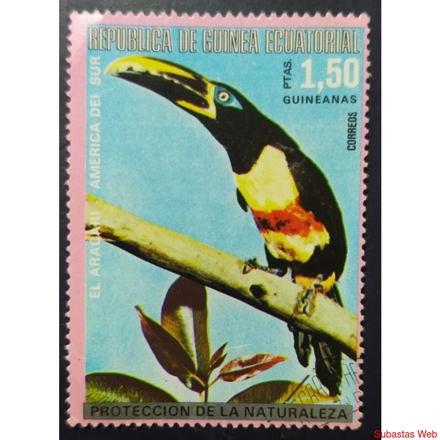 GUINEA ECUATORIAL AÑO 1974, MICHEL 484, USADA