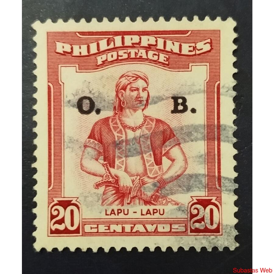 FILIPINAS AÑO 1955, SCOTT O60, USADA
