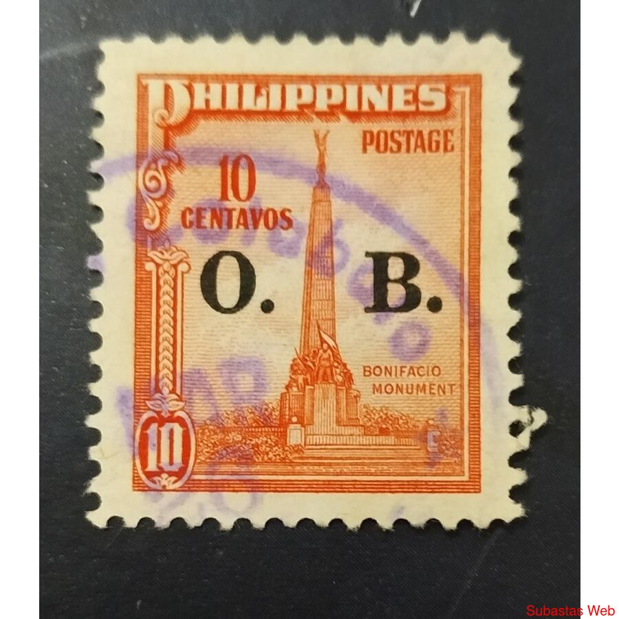 FILIPINAS AÑO 1948, SCOTT O51, USADA