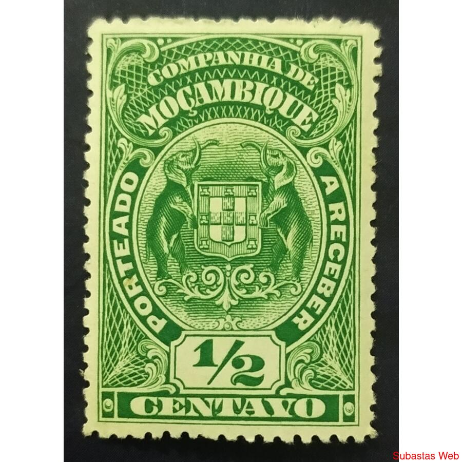 MOZAMBIQUE AÑO 1919, SCOTT J31, NRB