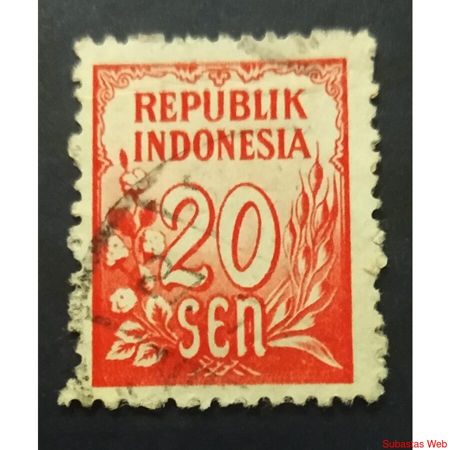 INDONESIA AÑO 1951, SCOTT 375, USADA