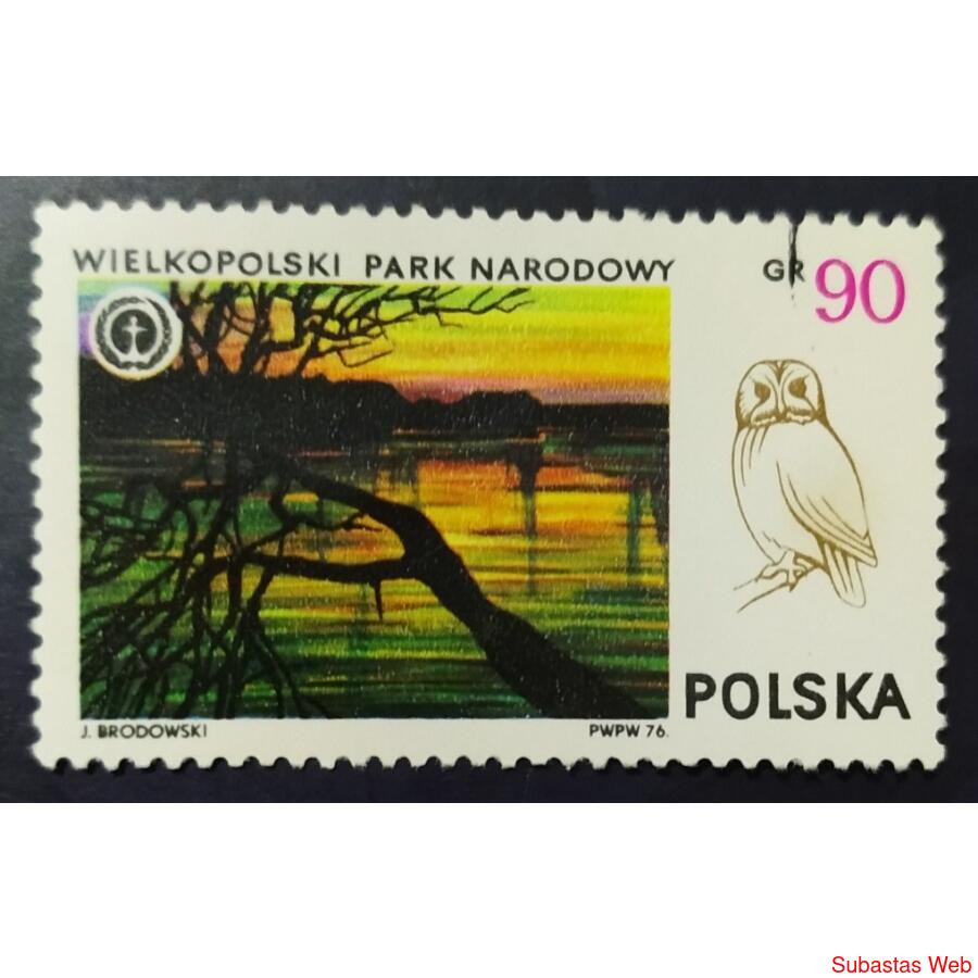 POLONIA AÑO 1976, SCOTT 2159, USADA