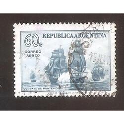 ARGENTINA 1957 (MT43Aerea) MUERTE DE GUILLERMO BROWN $0,60