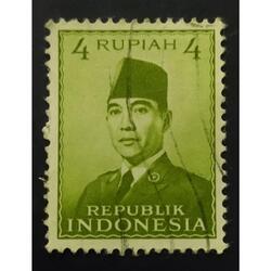 INDONESIA AÑO 1951, SCOTT 392 A, USADA