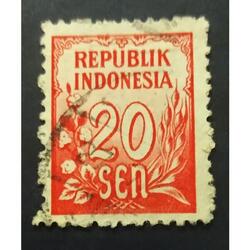 INDONESIA AÑO 1951, SCOTT 375, USADA